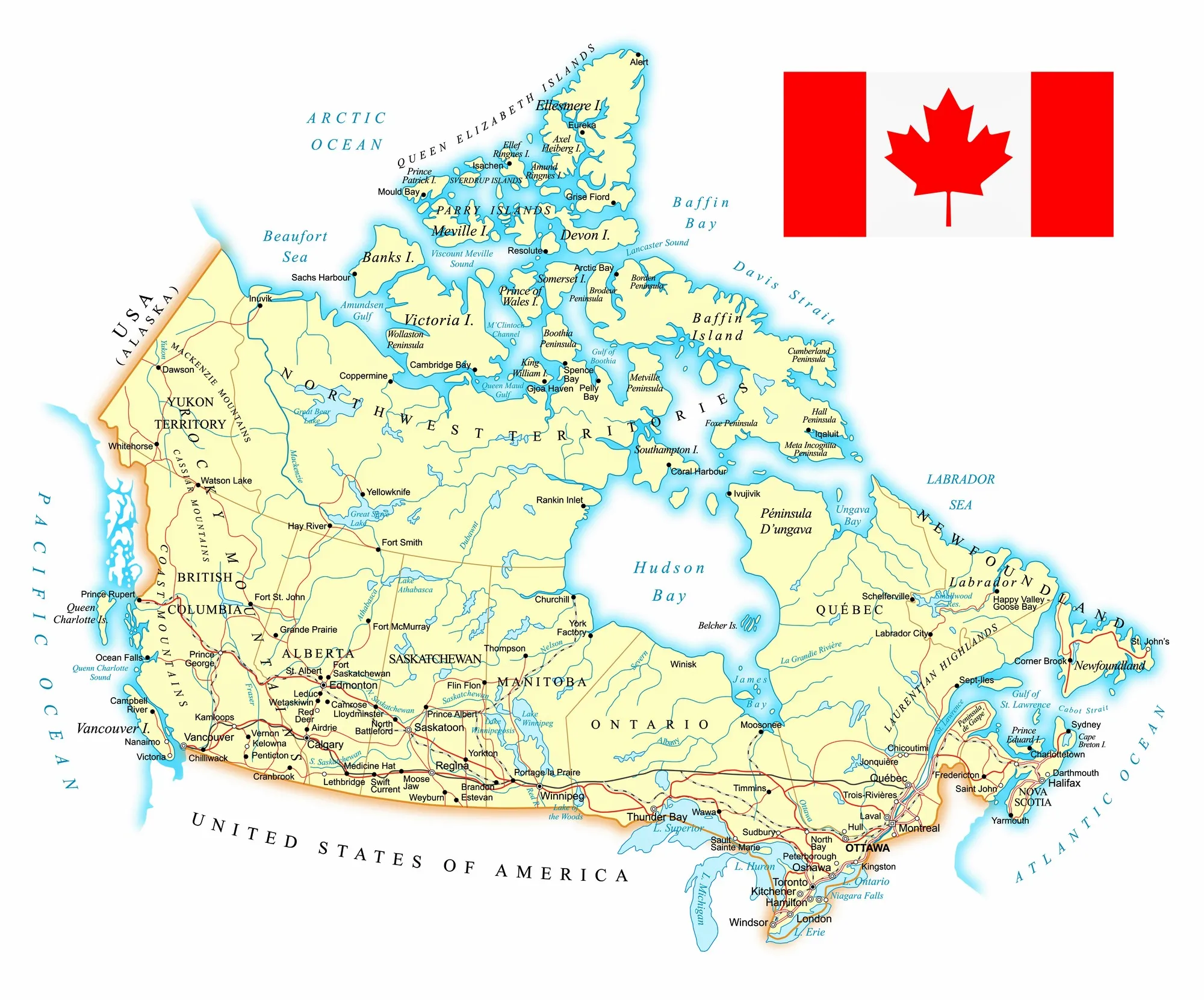 Canada map